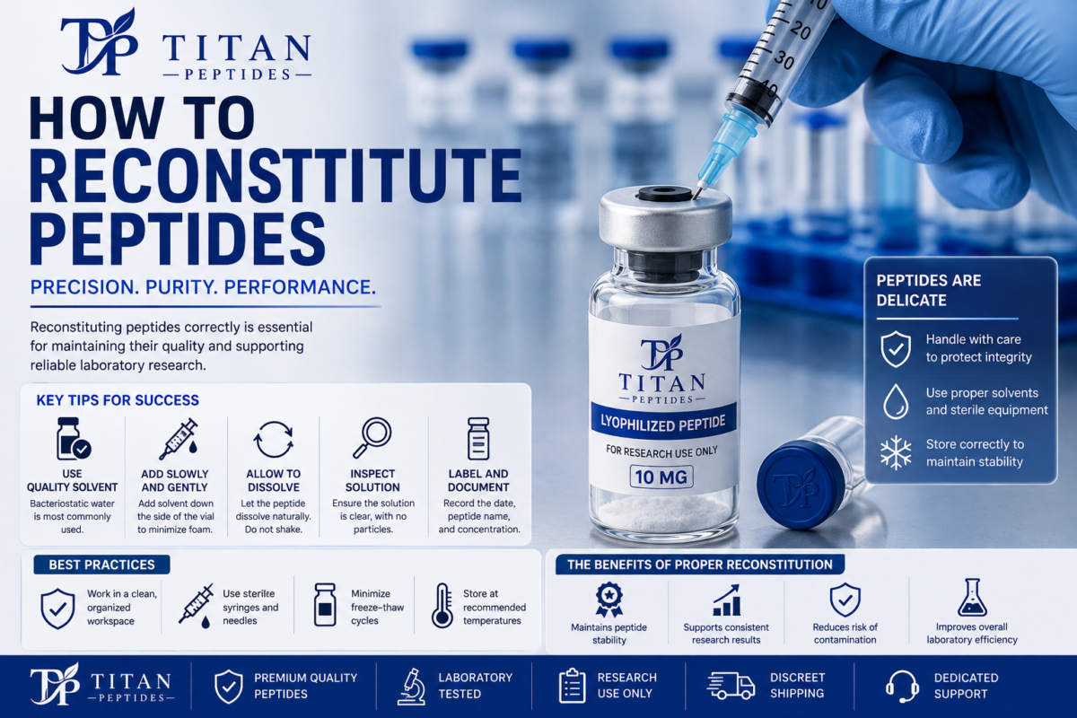 how to reconstitute peptides